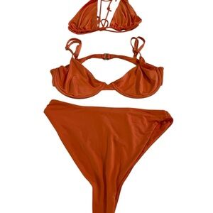 Naked Wardrobe Orange Bikini Set